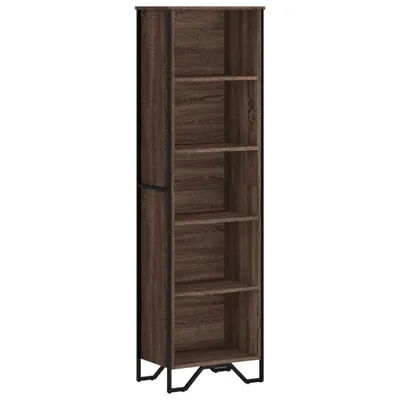 Zdjęcie produktu dla VidaXL 848618, Brązowy, Dąb, Metal, Drewno, 500 mm, 310 mm, 1690 mm
