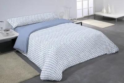 Immagine prodotto di Set copripiumino Hosteline DAREL Blue 3 pezzi
