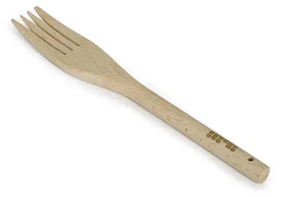 Produktbild von Ibili Holzgabel Runder Griff 30 Cm Golden  Golden One Size