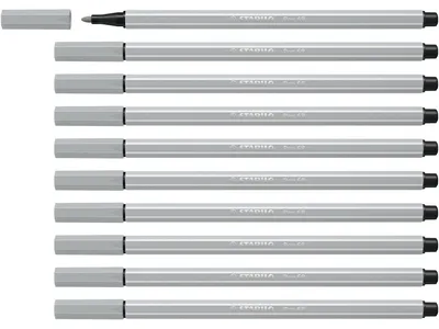 Image de STABILO Pen 68 stylo-feutre Gris 1 pièce(s)