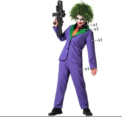 Immagine prodotto di Costume da clown viola - 3-4 anni