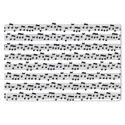 Produktbild von MuchoWow® Mauspad Mousepad Musik - Patterns - Musiknoten 27x18 cm - Mousepads - Maus Mat - Pad - Mausunterlage - Büroartikel - Desk Matten