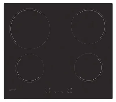 Image de Table de cuisson vitrocéramique 6500cm 60cm noir - Candy - CH64CCB - idea