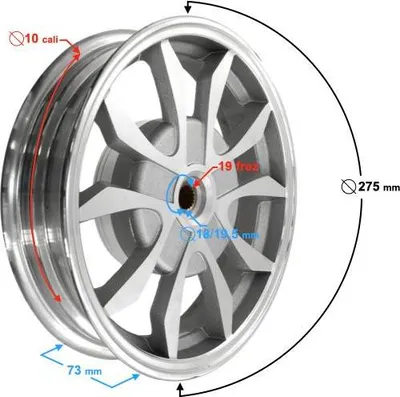 Produktbild von Hinterrad für Tres-Roller