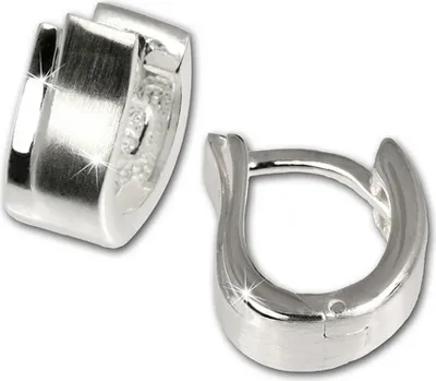 Produktbild von SilberDream Creolen silber Ohrringe Sterlingsilber Welle Damenschmuck D2SDO305