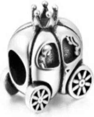 Produktbild von PANDACHARMS Hochzeitskutsche Charm, 925er Sterling Silber, passt zu Pandora