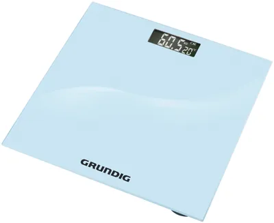 Zdjęcie produktu dla Grundig WAGA ŁAZIENKOWA z wyświetlaczem LCD i termometrem do 180 kg BIAŁA