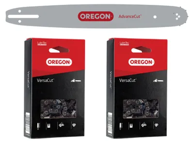 Obrázek produktu pro Oregon VersaCut kombo vodicí lišta + 2x řetěz 40 cm 3/8" LP 1,3 mm 56 TG ( 561660 )