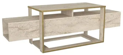 Obrázek produktu pro TV stolek Bianco, 150 x 43 x 35 cm, travertin