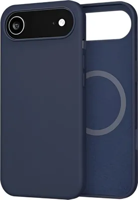 Image de MW, MagSafe étui en silicone pour iPhone Air antichoc oléophobe, bleu