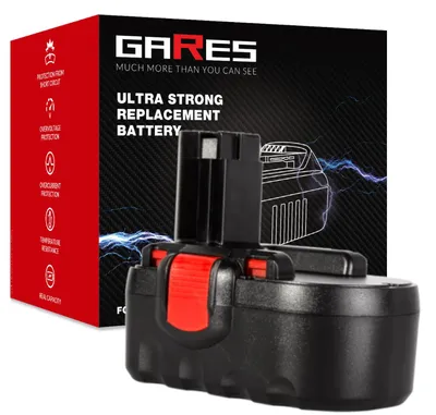 Produktbild von Gares Akkupack zum Zellentausch für Bosch GSBE-2 GSR GHO 52318 GSB PSB GDS | 18 V 3 Ah Inny | Ersatz-Zellenpack für Werkzeugakkus | Profi-Qualität Gares®