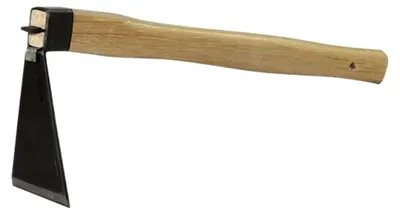 Produktbild von Kleine Hacke mit Holzgriff und robustem Stahlblatt für Gartenarbeiten