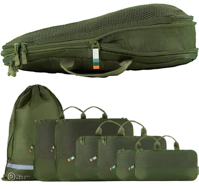 Image de Organisateur de valise avec compression, set de 7 organisateurs de voyage