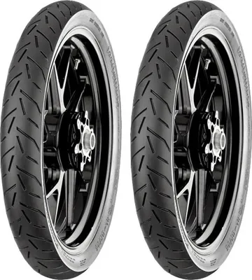 Produktbild von Paar Motorradreifen Continental 90/80-17 46P + 2.75-17 47P Street