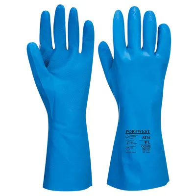 Produktbild von Portwest A814 Nitril Handschuh für die Lebensmittelindustrie Blue Gr. M