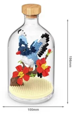 Produktbild von Elster Bausteine Modell Figur Klemmbausteine Flasche Micro-Bricks
