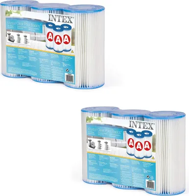 Immagine prodotto di Intex - Accessori per sistemi di filtraggio - Cartuccia filtrante - Tipo A - 6 pezzi