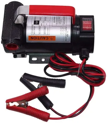 Image de Pompe d'aspiration d'huile 12V Pompe diesel Pompe à fioul 40L/min Pompe d'aspiration Pompe de vidange d'huile 175 W