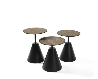 Produktbild von Couchtisch Kaffeetisch Beistelltisch Design Tisch Wohnzimmertisch runder