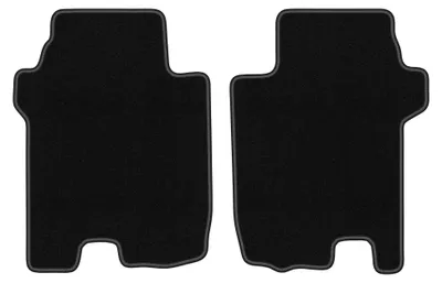 Productafbeelding van Velours achtermatten voor Honda Jazz III 2011-2014 (hatchback) – 2-delig, zwart, op maat – Wielganizator LUX