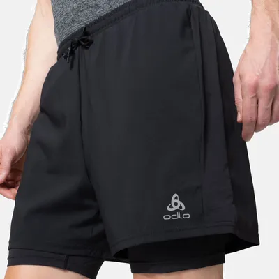 Produktbild von Odlo Essential 5 Inch 2-in-1 Laufshorts Men | 323072-15000, Größe:S