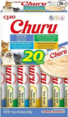 Produktbild von INABA Churu Variety box Tuna - Katze behandeln - 20 x 14g