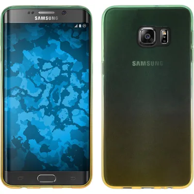 Produktbild von PhoneNatic Case kompatibel mit Samsung Galaxy S6 Edge Plus - Design:03 Silikon Hülle Ombrè Cover