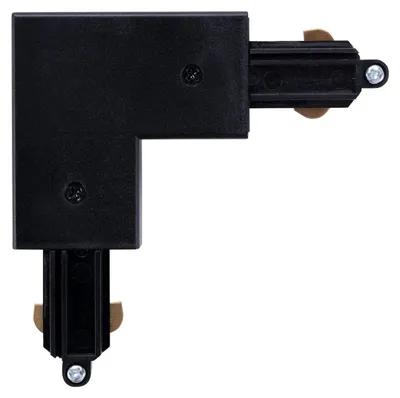 Produktbild von Ledvion Schienenverbinder L Links 1-Phasen Schwarz ohne GU10 Lampe