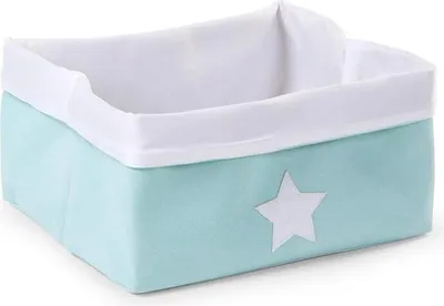 Produktbild von Aufbewahrungskorb / Aufbewahrungskiste Mint Star, 30x40x20cm, Childhome