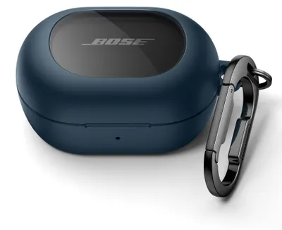 Zdjęcie produktu dla SolidKeus - Etui ochronne dla słuchawek Bose QuietComfort Earbuds (2024) z karabińczykiem