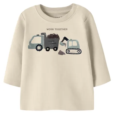 Produktbild von NAME IT Baby T-Shirt Nbmkonto Ls Top Box Langarm Rundhals
