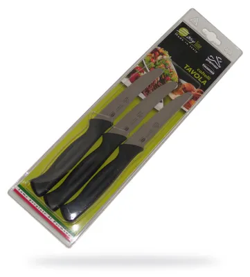 Image de Lot de couteaux de table PREMAX - Gamme Easy 50322 en acier inoxydable, 11 cm