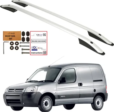 Obrázok produktu pre Strešné lyžiny CITOREN BERLINGO 1998-2008 Hliníkové odolné pevné