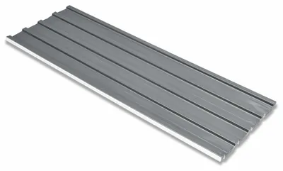 Image de Panneau de toiture 12 pcs Gris 129 x 45 cm Acier galvanisé