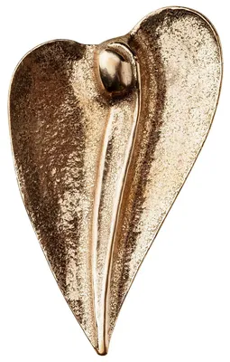 Productafbeelding van Bronzen Handschmeichler - Engel in hartvorm - Ca - 4,5 cm - Beschermengel & geluksbrenger - Klein Cadeau