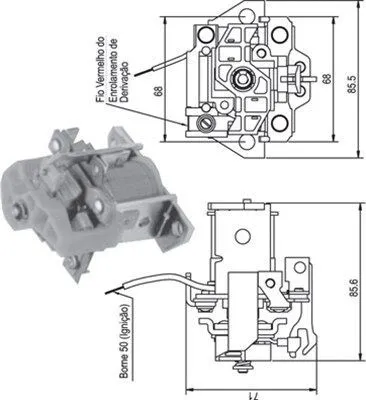 Produktbild von MAGNETI MARELLI 940113050336 Magnetschalter für Starter/Anlasser