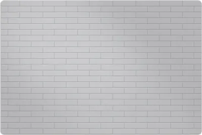 Produktbild von Küchenmatte 60x90 cm Vinylmatte Bodenmatte Dekoration - farbige Backstein Ziegel
