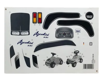 Obrázok produktu pre Deutz nálepka minitrac Deutz Agrokid 230