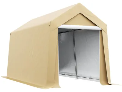 Image de Tente de rangement pour jardin - Tente de stockage extérieure - Abri pour vélos - Shed de jardin - Bâche de protection - 2 x 3,6 mètres
