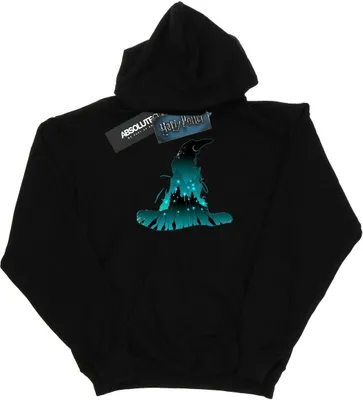 Immagine prodotto di Harry Potter - Felpa con cappuccio "Hogwarts" da donna BI8735 (L) (Nero)