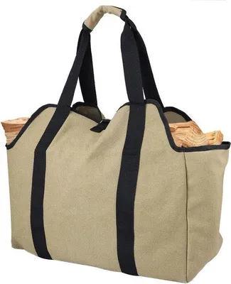 Immagine prodotto di Borsa in legno marrone 47x24x39 cm per legna da ardere