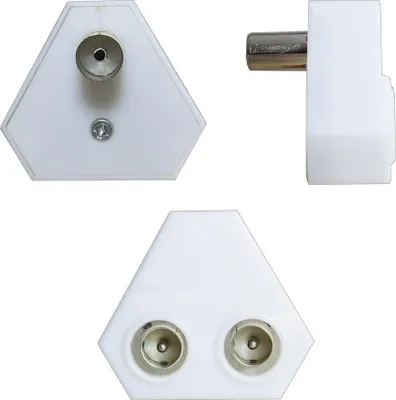 Produktbild von TV Kabel 2 Fach Splitter für ( Kabelanschluss ) HD Receiver PVR Ready