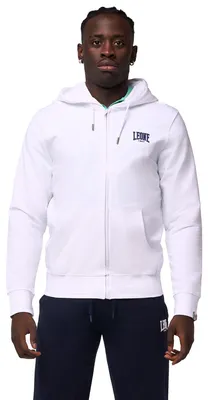Produktbild von Leone Basic Herren-Hoodie ohne Sweatshirt mit Reißverschluss