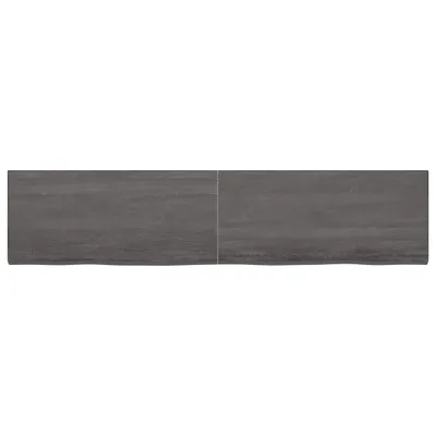 Immagine prodotto di Piano Tavolo Marrone 220x50x(2-4) cm Rovere Massello Trattato