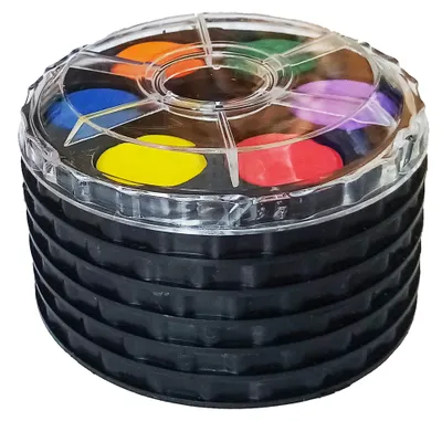 Produktbild von 36 WASSERFARBEN Set Aquarell stapelbar Deckfarbkasten Malkasten Farbkasten Farben 13