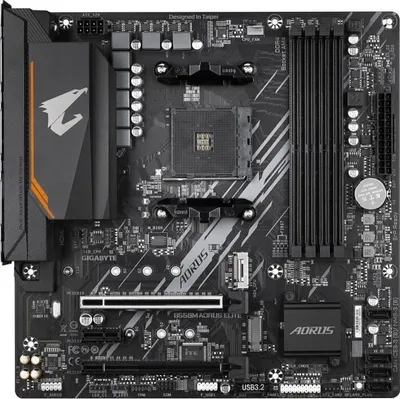 Zdjęcie produktu dla Płyta główna Gigabyte B550M AORUS ELITE, Socket AM4, Chipset AMD B550