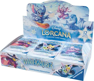 Produktbild von Disney Lorcana TCG: Winterzauber - Booster Display mit 24 Bo