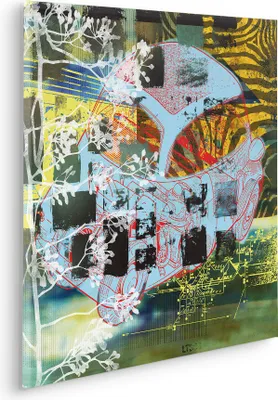 Produktbild von Keilrahmenbild - Pile of Scrap - Größe 60 x 60 cm