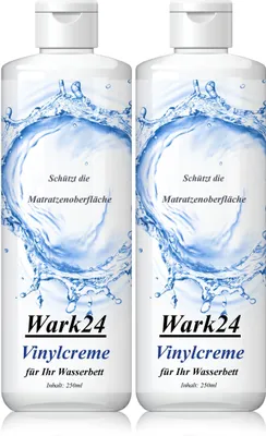 Produktbild von Wark24 Vinylcreme 250ml - Vinylpflege für Wasserbetten Vinyl Creme (2er Pack)