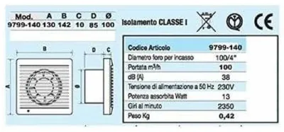 Zdjęcie produktu dla Odkurzacz elektryczny Ø 100  Biały